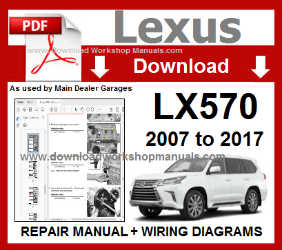 Lexus LX570 Service Repair Workshop Manual
